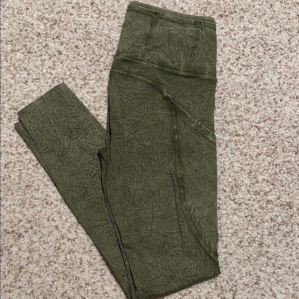lululemon athletica Olive Green Leggings